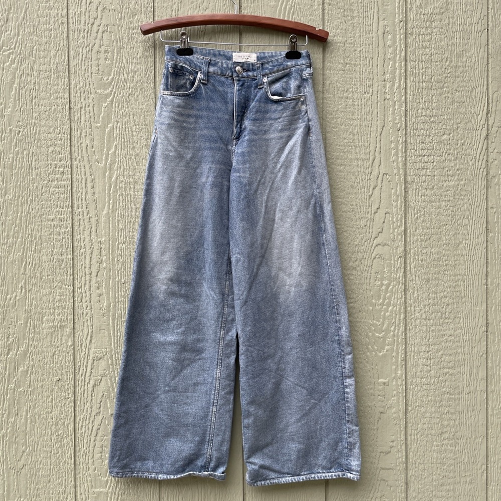 Rag & Bone Miramar Sofie Wide Leg Sweatpant Jeans Size 25(tag) Baggy Comfy Y2K